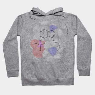 Psilocybin Molecule Chemistry Hoodie